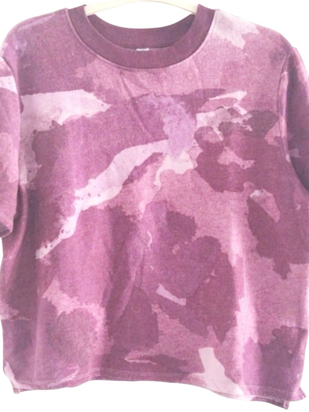 Alternative Camoflauge Sweater Top Purple XL